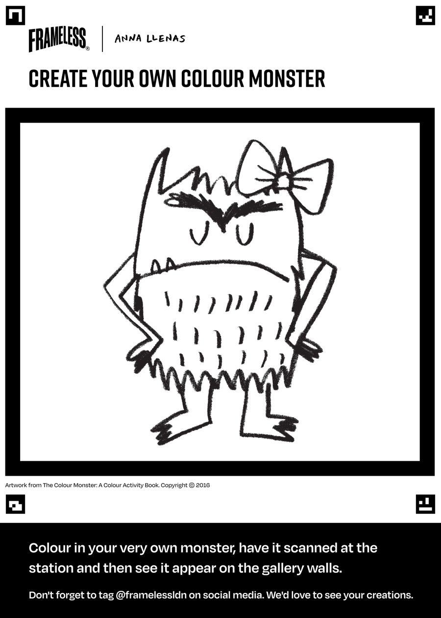 The Colour Monster Goes to School colouring page 5