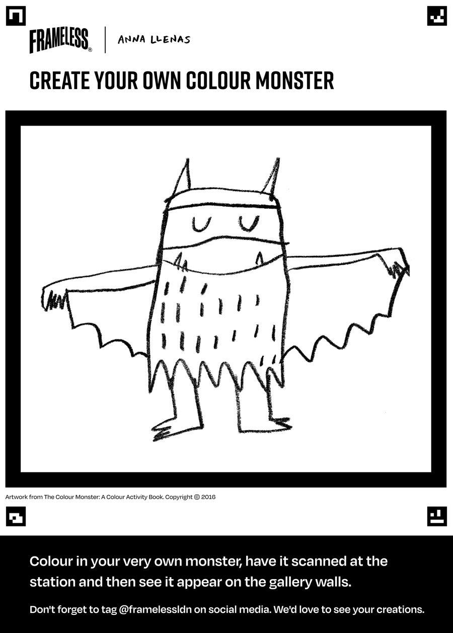 The Colour Monster Goes to School colouring page 6